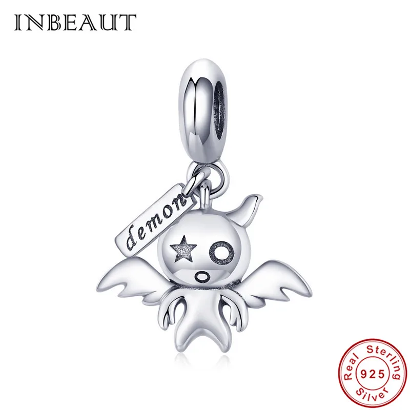 INBEAUT Новый дизайн искусственная Серебряная маленькая летучая мышь Дэймон