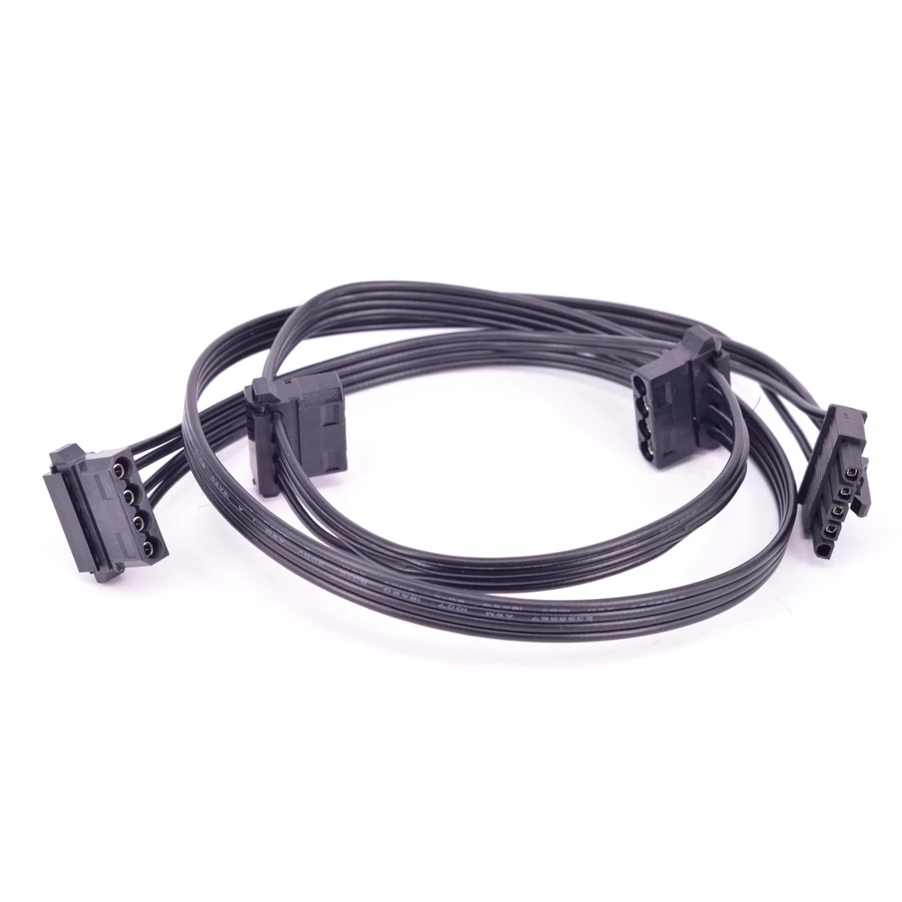 

For Cooler Master VSM750 VSM650 VSM550 Modular 5 Pin 1 to 3 Port Peripheral 4 Pin Molex IDE 5Pin PSU Power Supply Cable