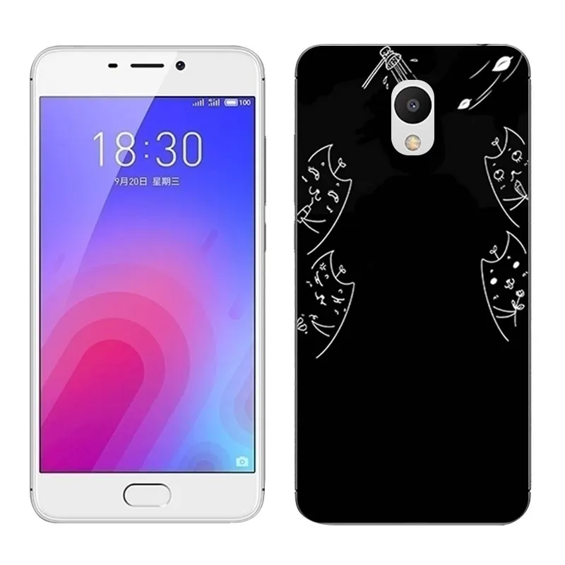 Мягкий силиконовый чехол для Meizu M6 Mini 5 2 дюйма|Бамперы| |