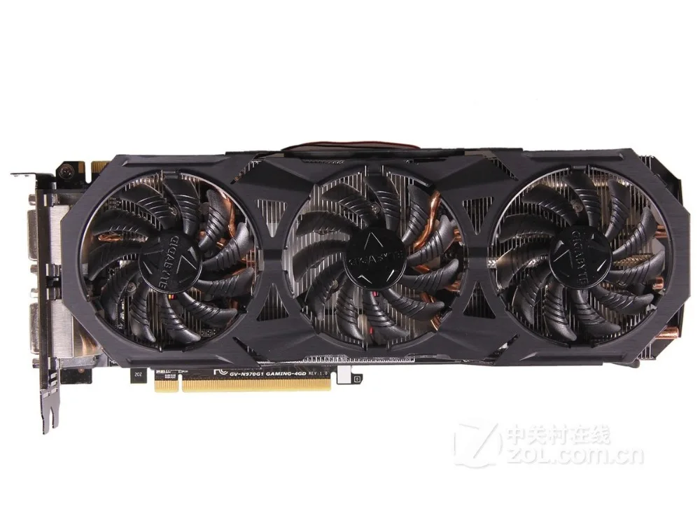 Gigabyte GV N970G1 GAMING 4GD оригинальный Графика карты 256Bit GTX 970 4G GDDR5 видеокарта DVI HDMI DP для