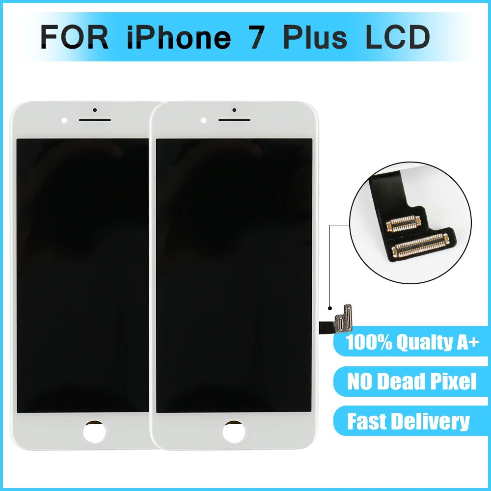 ЖК белый и черный AAA качество дисплей для iPhone 7 Plus сборки сенсорный экран Замена
