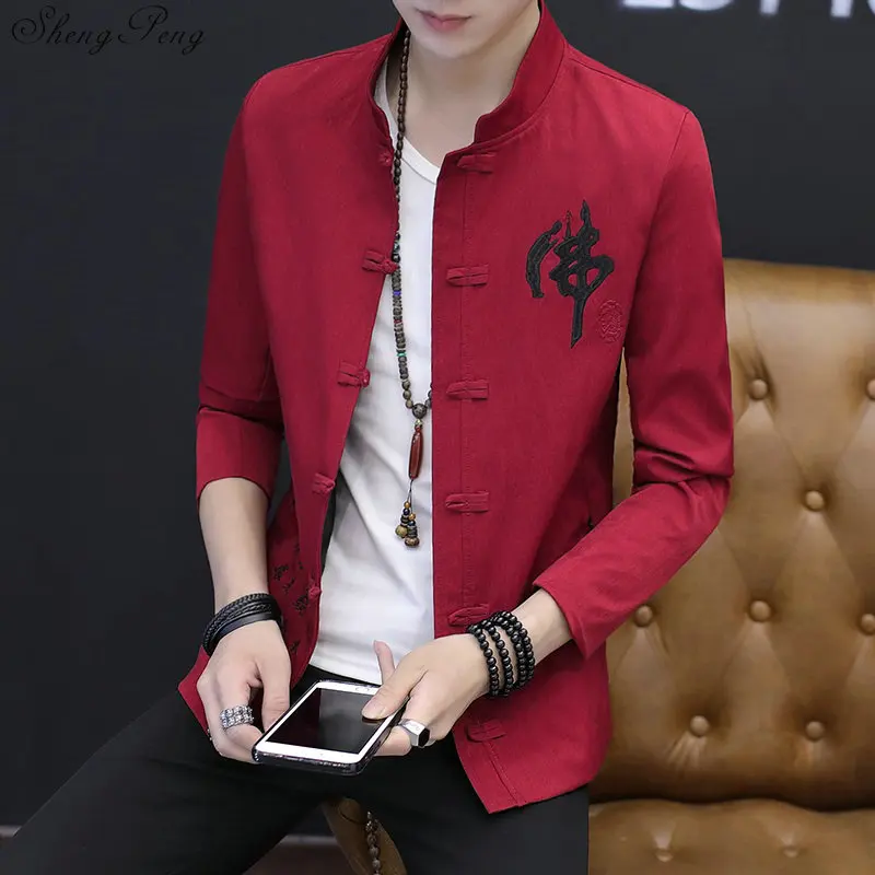 

Traditional chinese clothing shanghai tang oriental clothing chinese style clothing chinese traditional men clothing Q002