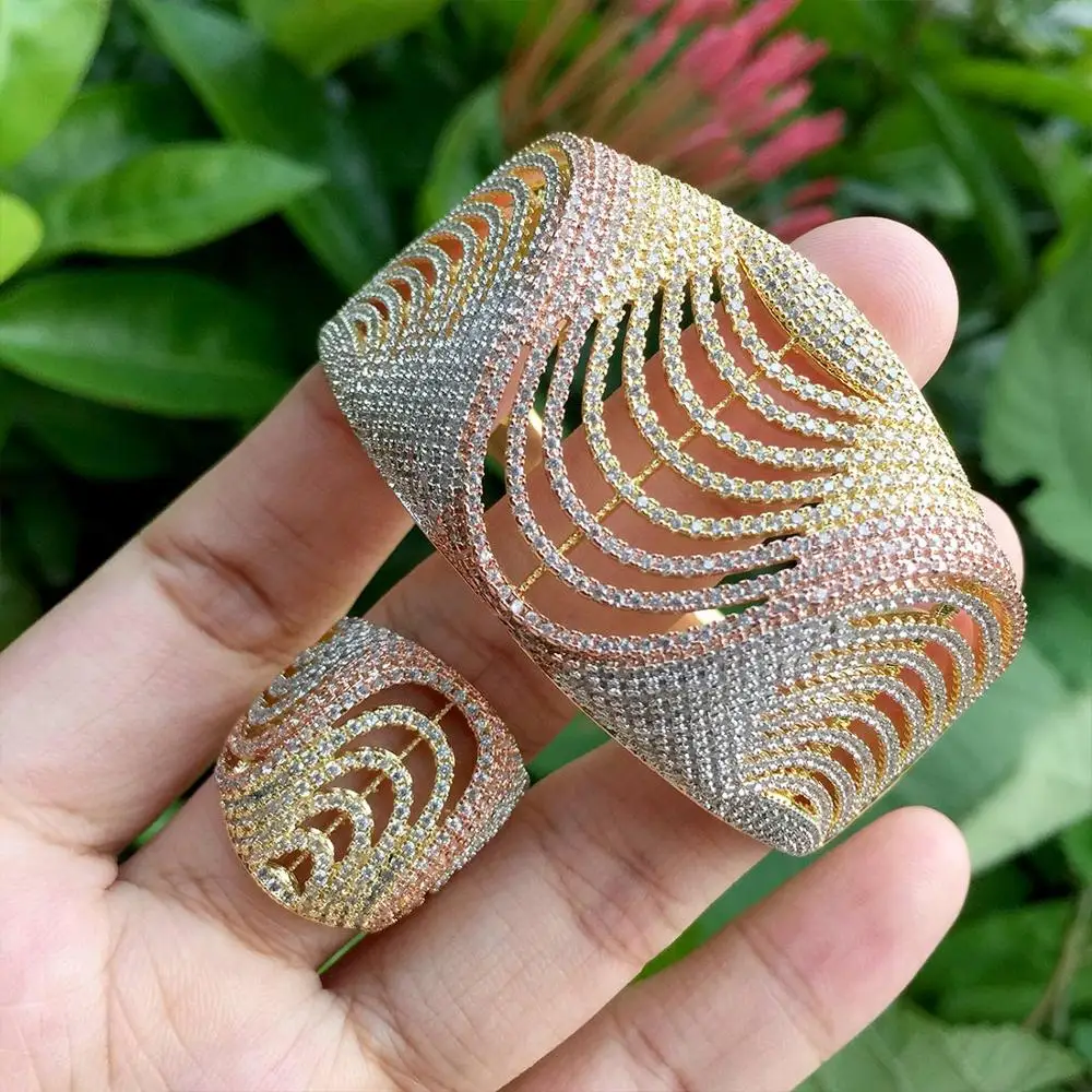 ModemAngel Роскошные Большие нежные полые Ювелирные изделия полный кубический