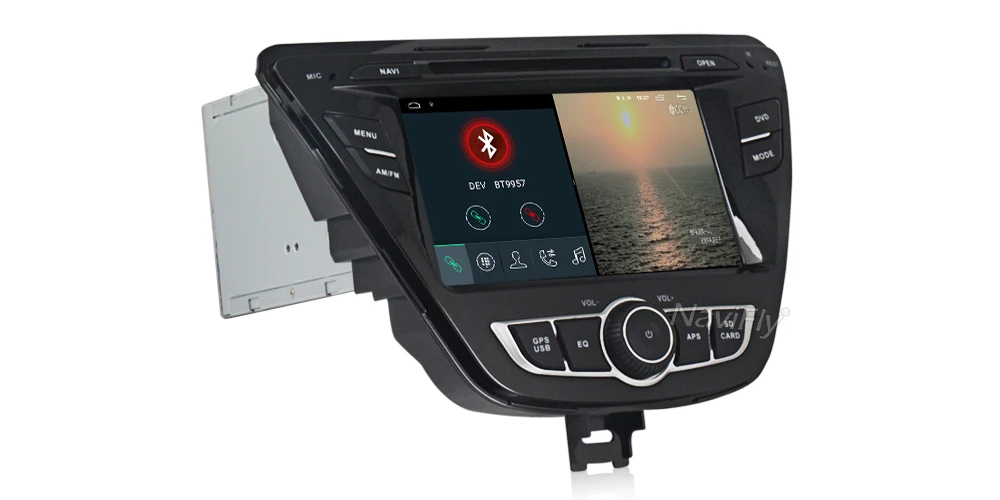 2din 2+ 32G Android 9,1 Автомобильный dvd Радио мультимедийный плеер для hyundai Elantra Avante gps навигация wifi BT FM RDS