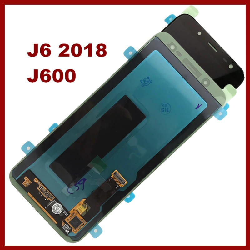 Протестированный ЖК дисплей J600 для SAMSUNG Galaxy J6 2018 J600F J600F/DS J600G/DS LCD Super AMOLED кодирующий