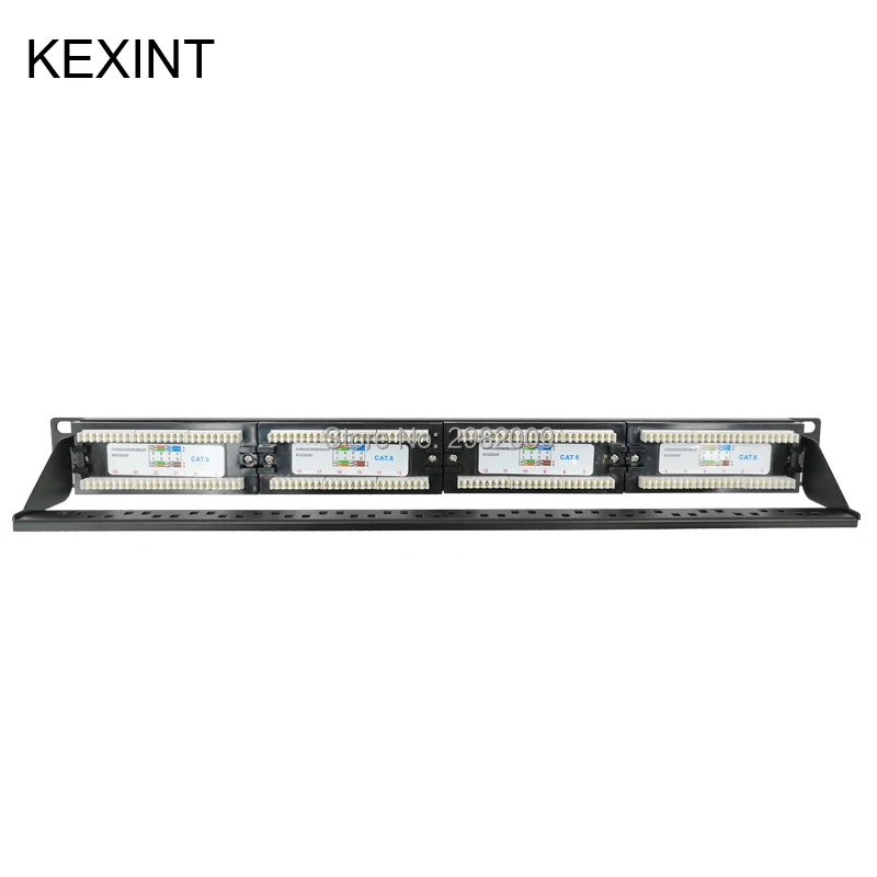 1U 19 дюймов UTP медный Lan кабель 2U CAT5E CAT6 24 48 порт RJ45 сетевая коммутационная