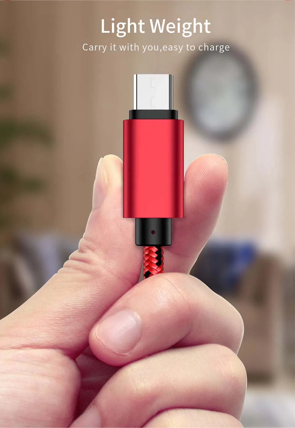 2.4A Micro USB Cable Fast Charge For Xiaomi Samsung S6 Huawei USB Wire Data Cord Tablet MicroUSB Charging Mobile phone Cable