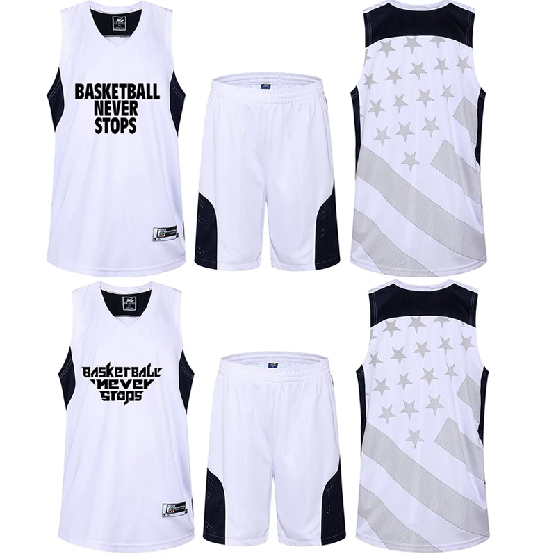 Баскетбольный набор из джерси и шорт баскетбольный костюм с логотипом на заказ 18