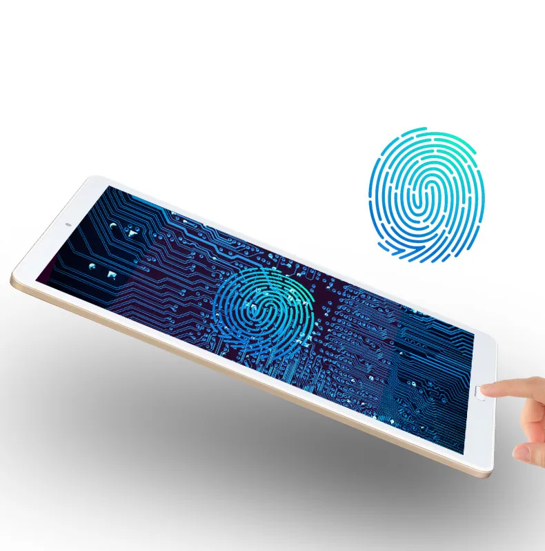 Распознавание отпечатков пальцев 10 6 дюймов Android 7 0 таблетки Восьмиядерный ips