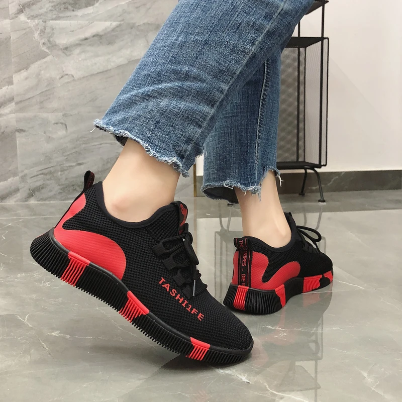 2019 Новый плоский каблук свитер обувь женские весенние удобные повседневные