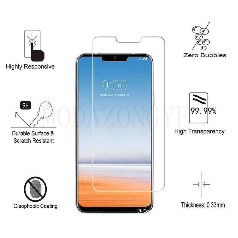 Закаленное стекло для LG G7 защита экрана ThinQ G 7 G710 G710EM LGG7 защитная пленка 9H|Защитные