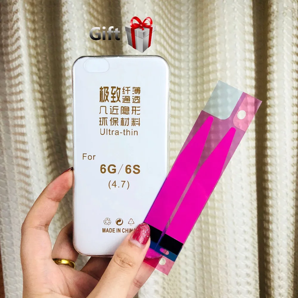 5 шт./лот Высококачественная задняя крышка для iphone 6 6S или Plus 6splus Крышка