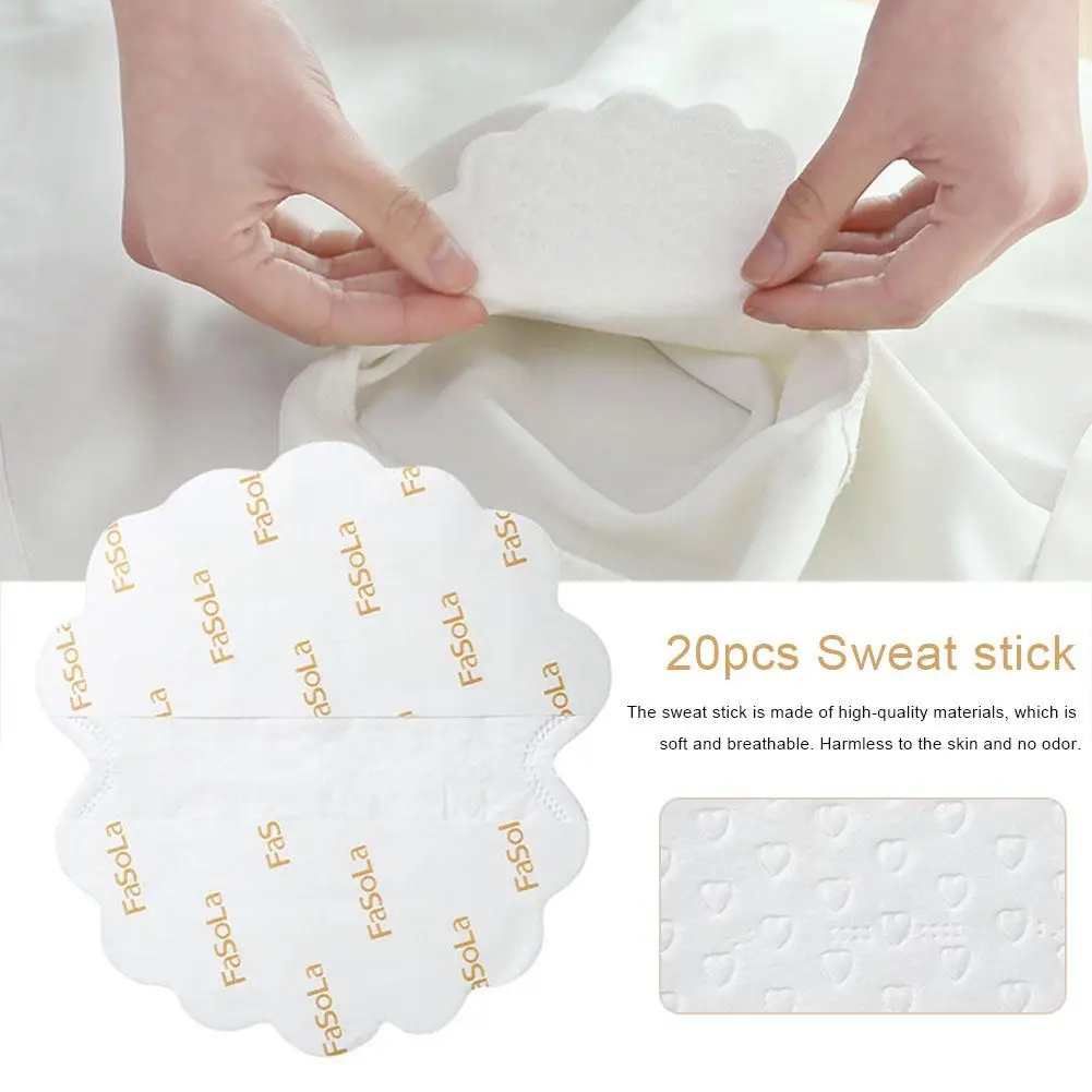 20PCS Armpits Sweat Pads For Underarm Summer Disposable Anti Stickers Paper Men Women |