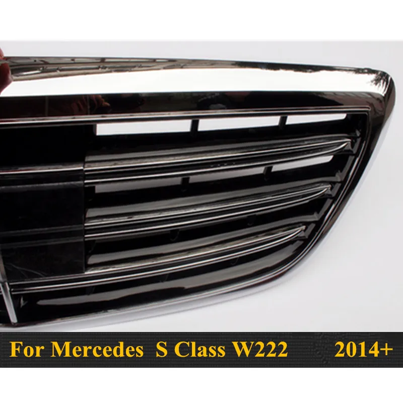 Replacement Accessories S65 Auto Front Bumper Mesh Grille Part Fit for Mercedes Benz S Class W222 2014-2016 S600 S320 S350 S500 |