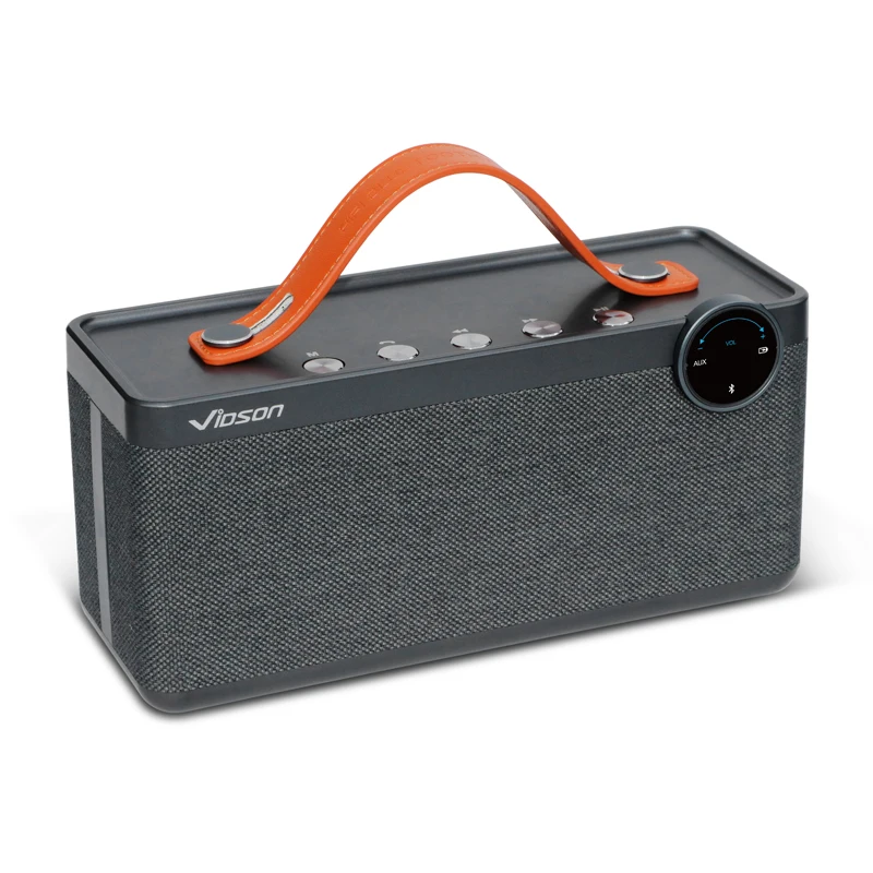 Vidson V6 серый портативный беспроводной динамик Super Bass звуковой сабвуфер 25 Вт Мощный