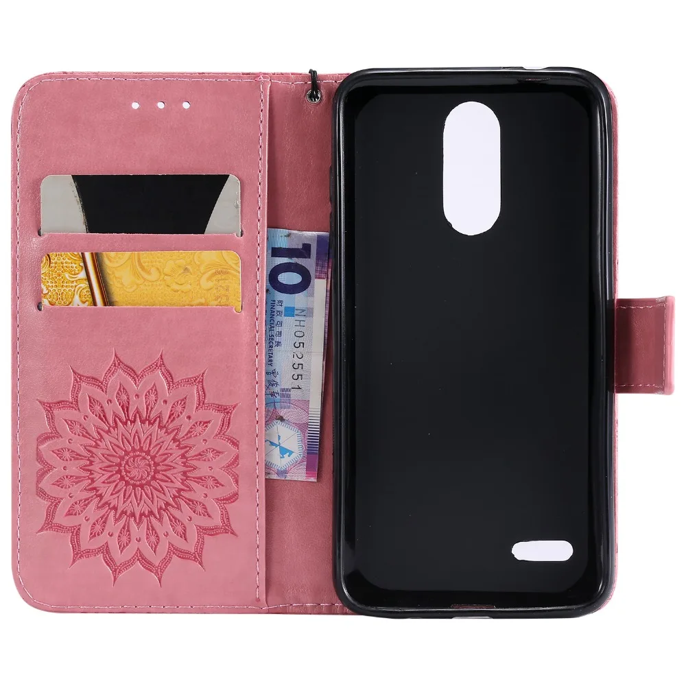 Чехол из искусственной кожи для LG K8 2018 / K9 чехол K10 Q6 X Power Leon Sprit Magna с отделением