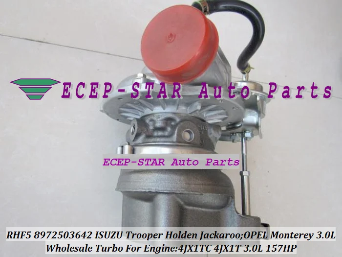Турбокомпрессор RHF5 8971371093 8971371094 8971371095 8971371097 для ISUZU Trooper Jackaroo Monterey 4JX1 4JX1TC 4JX1T 3.0L |