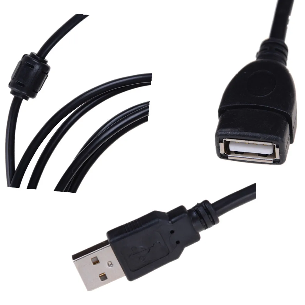 1 шт. высокоскоростной USB 2 0 Удлинительный кабель Шнур от штекера к женскому
