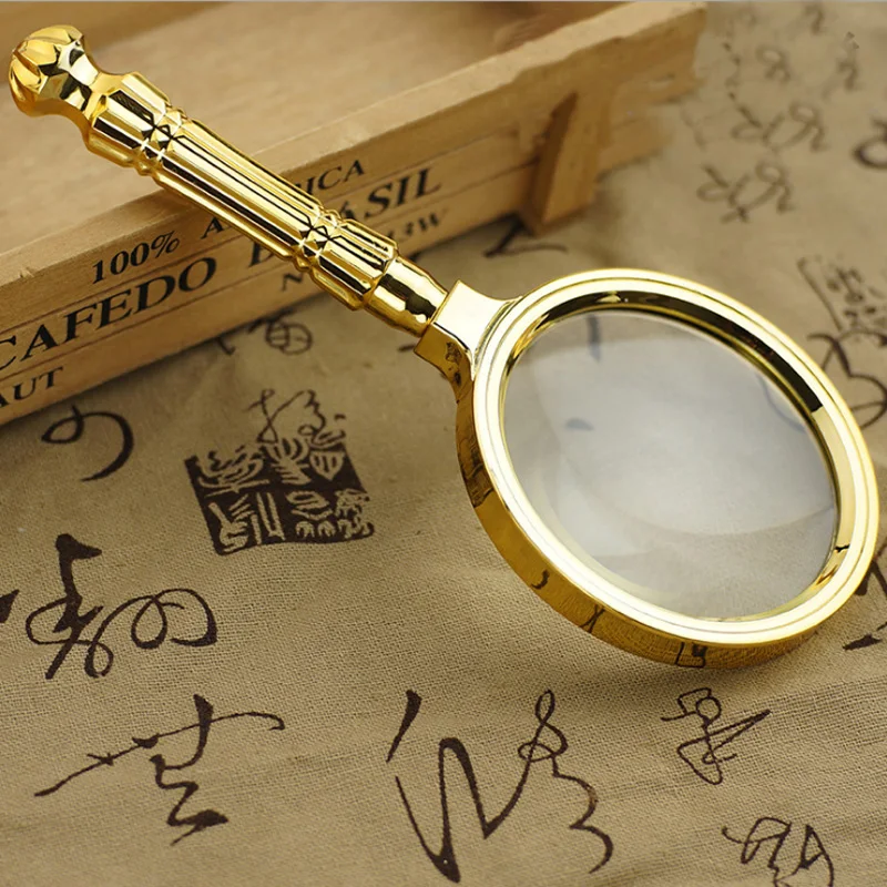 Карманная Лупа подарок для детей прямое стекло чтения ручная лупа инструмент