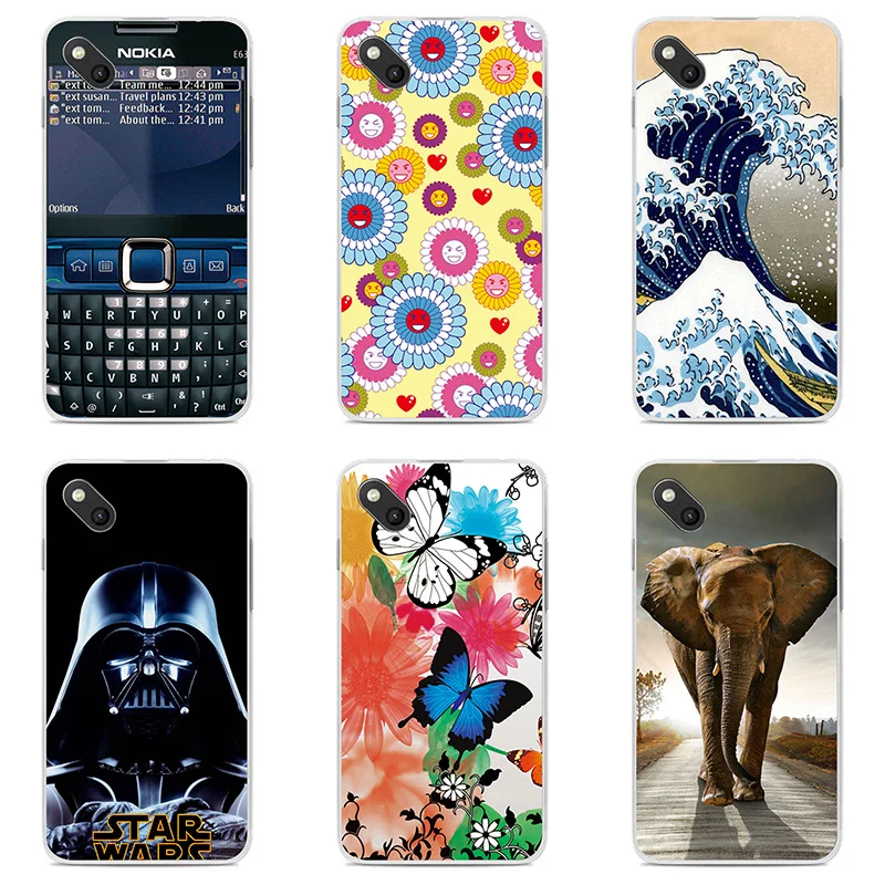 Soft Silicon phone case cover For Wiko Sunny shell Colorful design Painted TPU Sunset2 Flower |