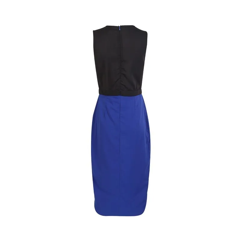 HDY Haoduoyi New Arrival Western Style Asymmetry Hollow Swallowtail Hip Vestidos Wild Slim Fit Sleeveless Summer Women Dress | Женская