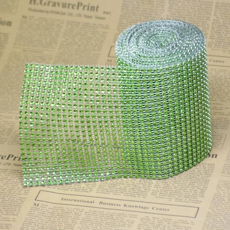 7 цветов 1 ярд отправить свадебные алмазные сетчатые украшения для вечеринки