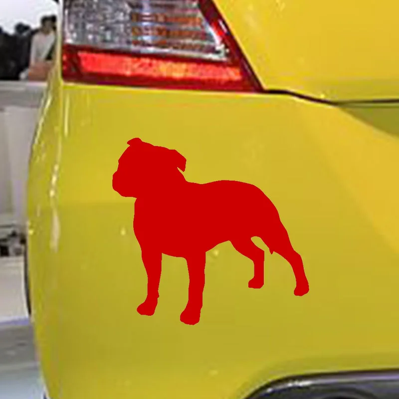 12*11.5 cmstaffordshire бультерьер собака Pet любовник животный узор окна автомобиля кузова