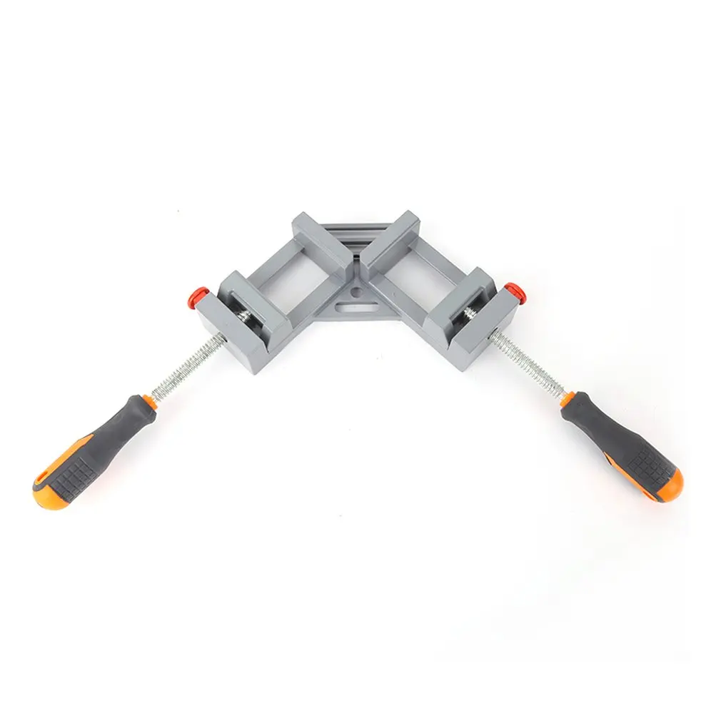 Двойная Ручка 90 градусов правый угол зажим алюминиевый Деревообработка рама