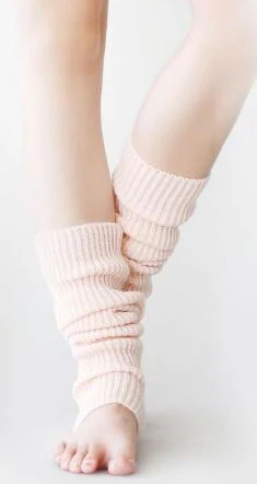 pink Танцы legwarmer женские балетки разминки длинные legwarmer зима Танцы одежда бедра гетры до колена протектор - Цвет: pink