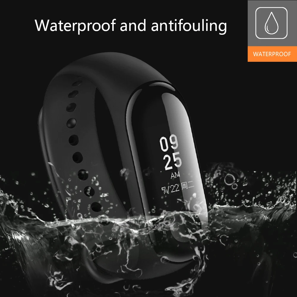 2 шт Защитная пленка для Xiaomi Mi Band 4 3 Смарт Браслет Полный экран протектор