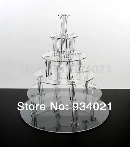 

6 Tier Lucite Cake Stands For Wedding Cakes decoration