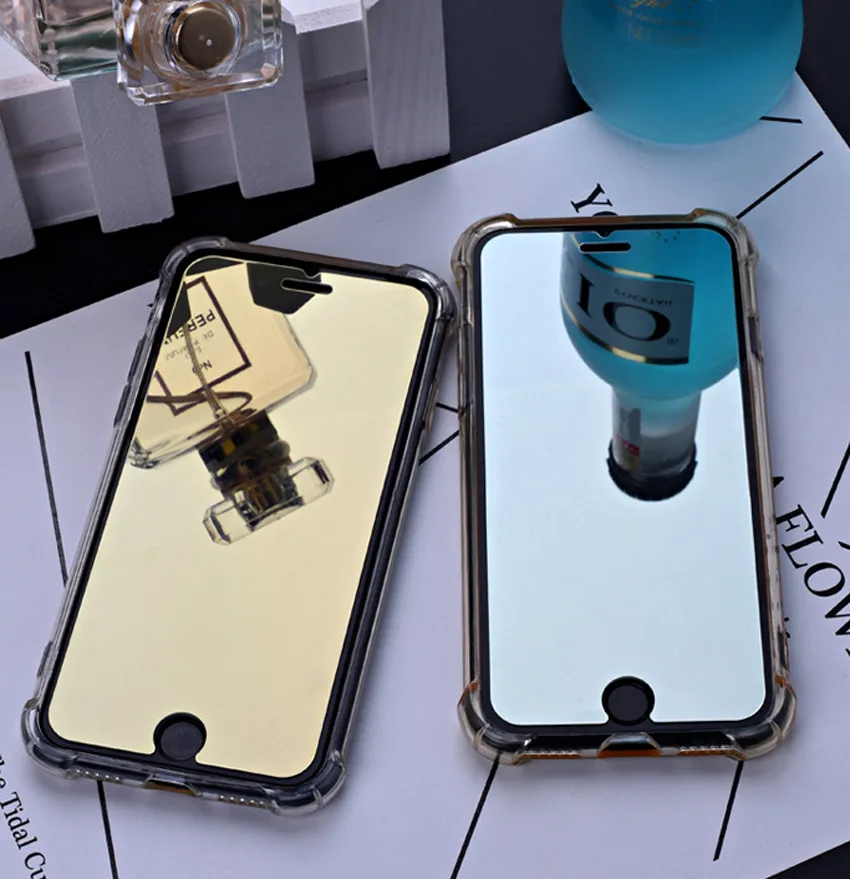 Dreamysow 9H HD Роскошная красочная зеркальная защитная пленка для экрана iPhone 8 7 6 6S Plus X