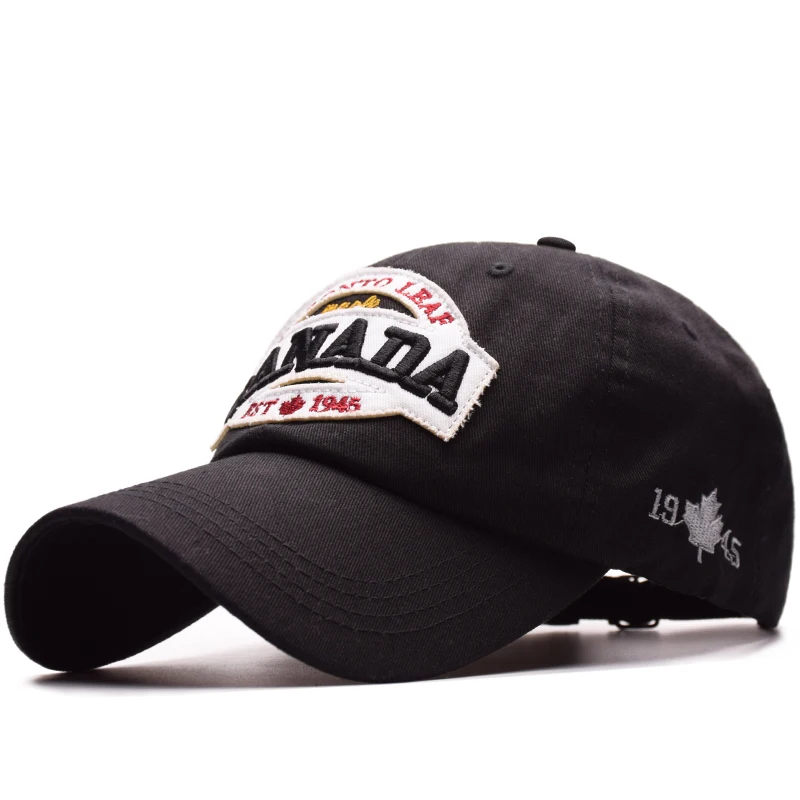 MNKNCL высокое качество унисекс 100% хлопок винтажная бейсболка Канада вышивка Snapback