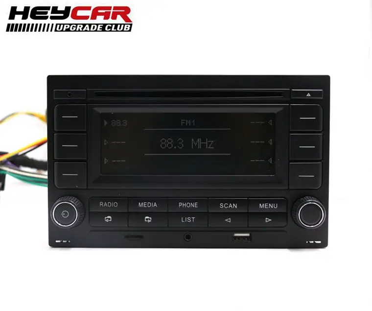 Автомобильный радиоприемник CD плеер RCN210 USB MP3 AUX Bluetooth для Golf MK4 Passat B5