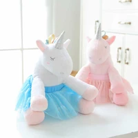 hot new 2019 unicorn plush toys ballet dress unicornio stuffed plush doll kids soft toys birthday gift for girls children