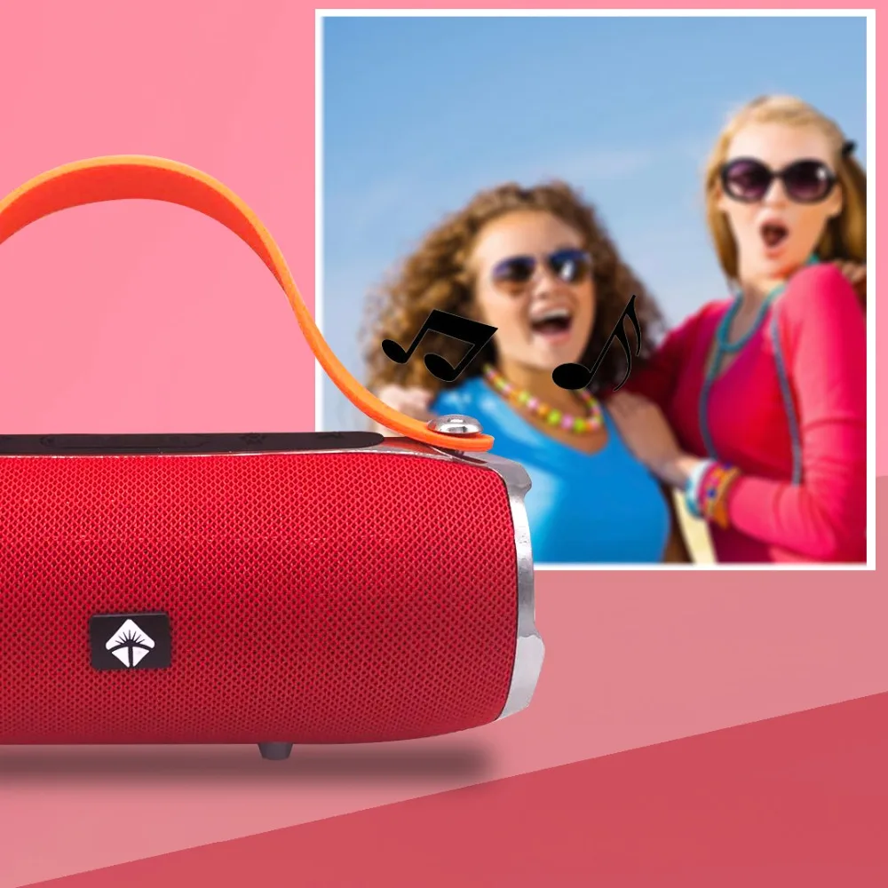 TEBERBOOM LN-20 динамик bluetooth с громкий звук стерео насыщенный бас 24 часа