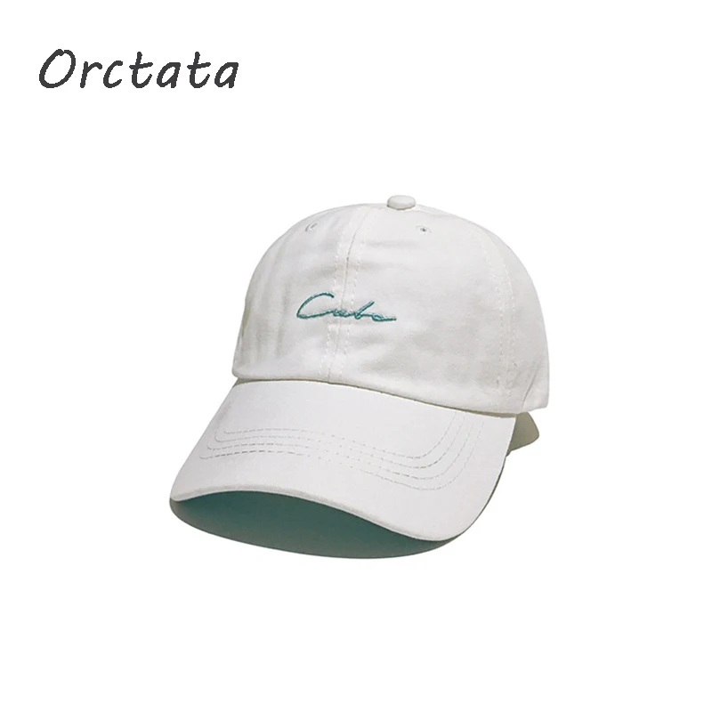 

Chic White Letter Embroidery Baseball Caps Men Women Unisex Fashion Adjustable Cotton Hats Summer Outdoor Travel Snapback Hat