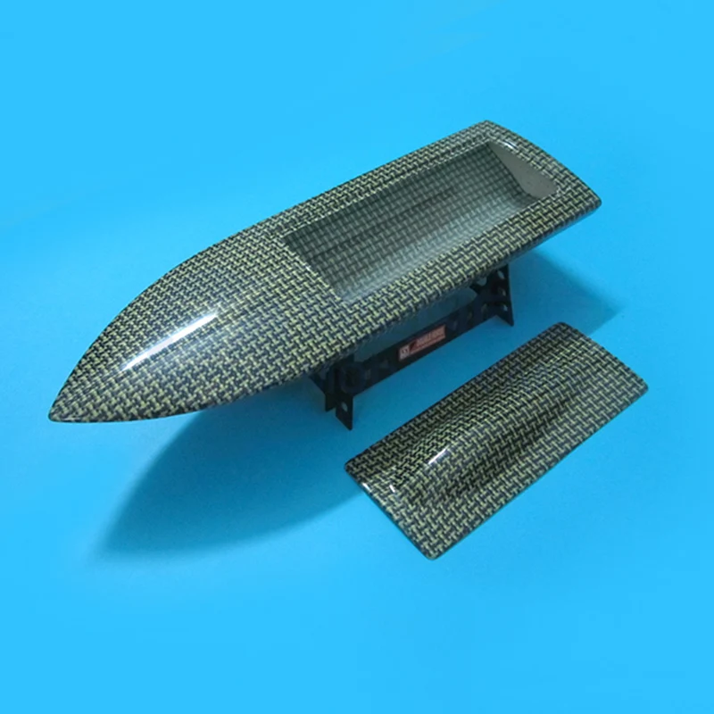 1 шт. RC Мини O корпус яхты смешанный углеродное волокно 430x130x48 мм корпус V дно DIY запасные части для гоночной электрической лодки корабль