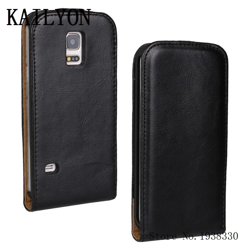 KAILYON S5 Mini роскошный высококачественный кожаный чехол для Samsung Galaxy G800 Вертикальный