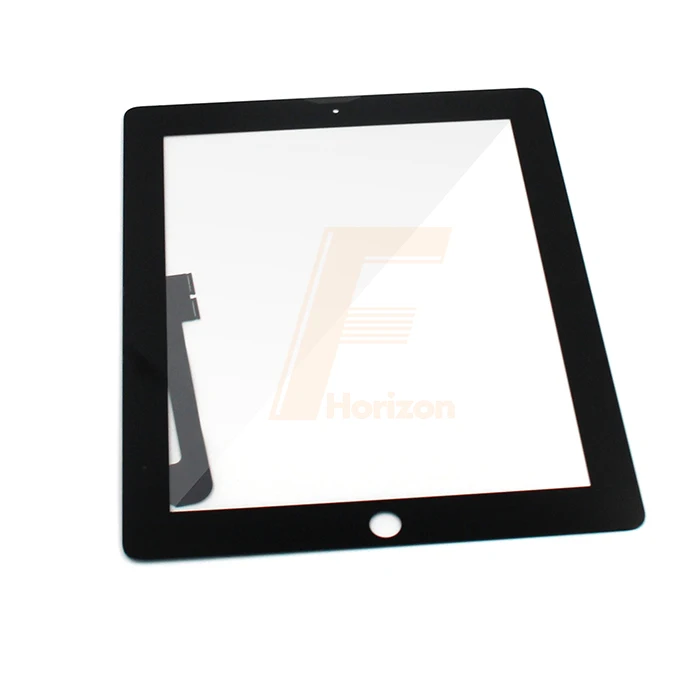 100 шт. стекло для iPad 4 ЖК сенсорный экран дигитайзер передняя панель Замена трещин