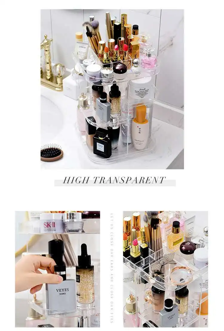 Прозрачный акриловый держатель для кистей из губки макияжа стойка косметики