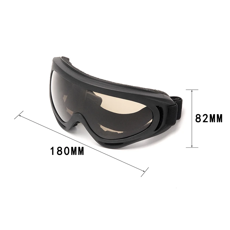 Triclicks Yellow Smoke Tinted Lens New Goggle Protective Gear Glasses Motorcycle Windproof Goggles Eyewear Biker Riding | Автомобили и