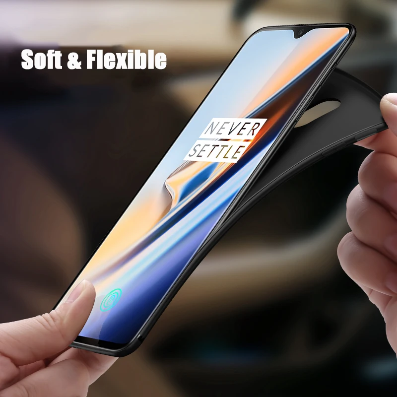 MAKAVO для OnePlus 6T чехол 360 Защита Мягкая Матовая силиконовая задняя крышка 6 One Plus