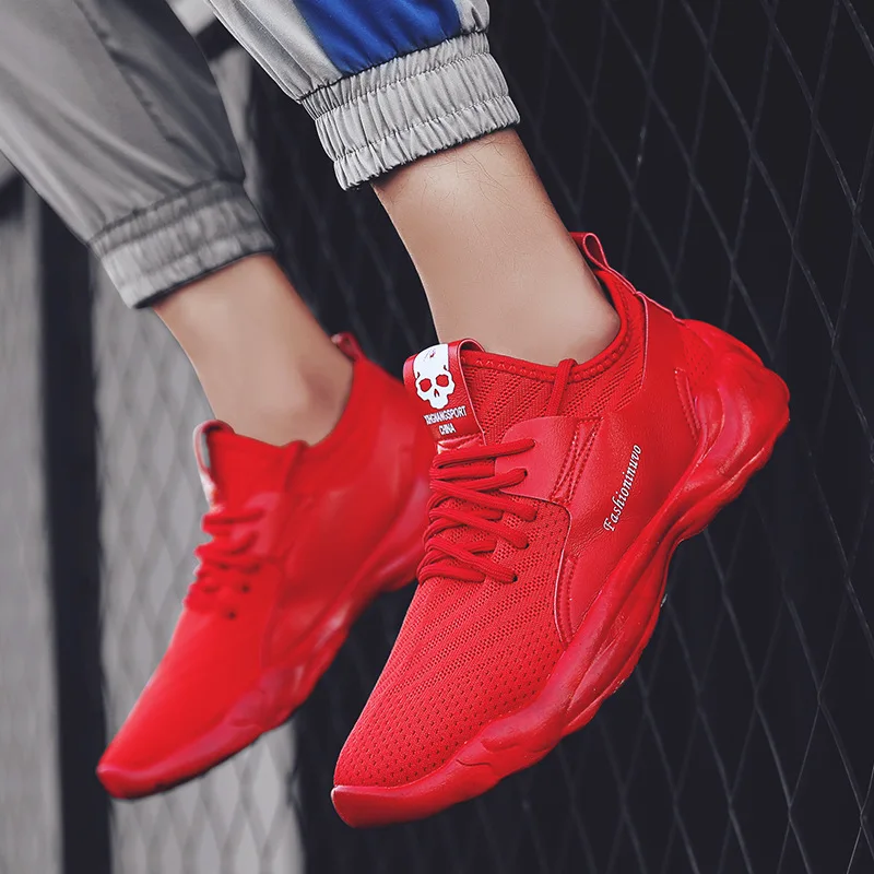 Мужские кроссовки мужская повседневная обувь брендовые ботинки с черепом