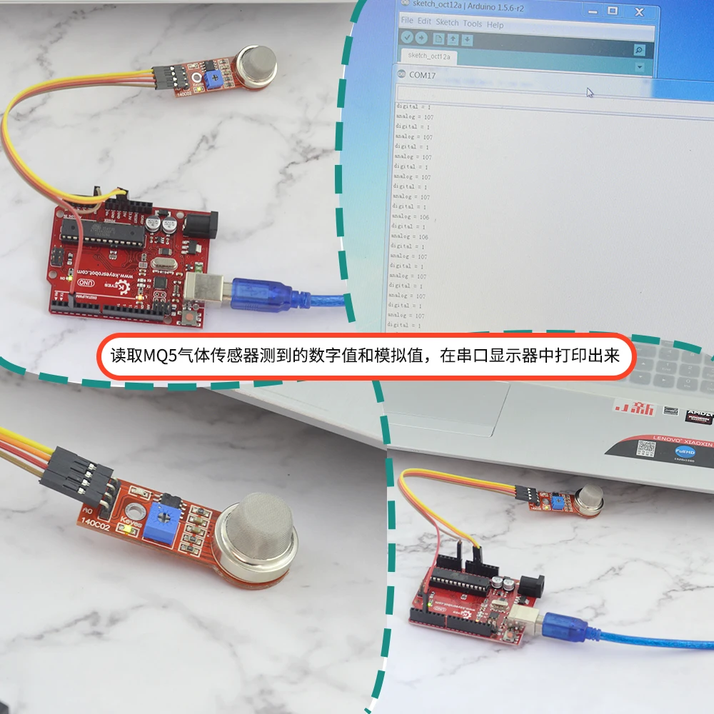 Серия Датчиков KEYES Для ARDUINOs MQ-5 модуль датчика метана сжиженного газа | Компьютеры