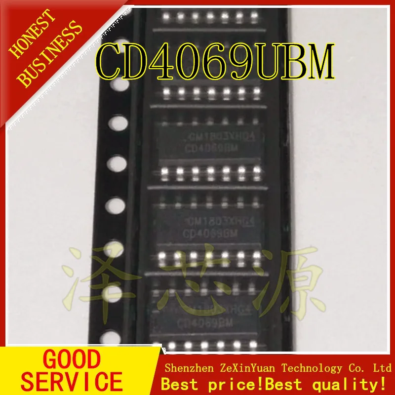 10 шт./лот Новый CD4069UBM SOP 14 CD4069 CD4069BM HEF4069 CMOS Hex Inverter IC|Аксессуары для батарей и ЗУ| |