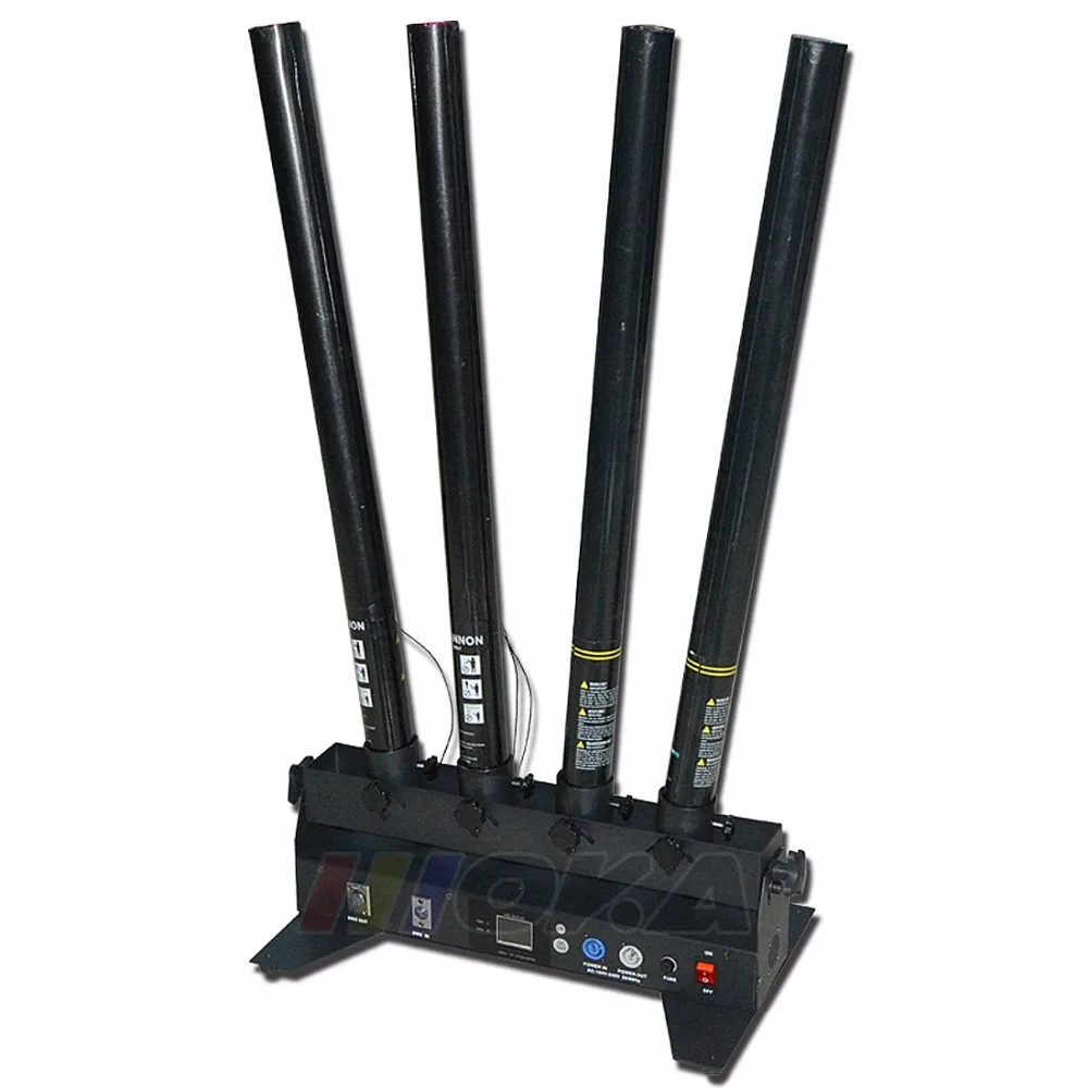 2 шт./лот электрическая машина для конфетти с 4 головками AC110V 240V Smoke 100W four tube Confetti