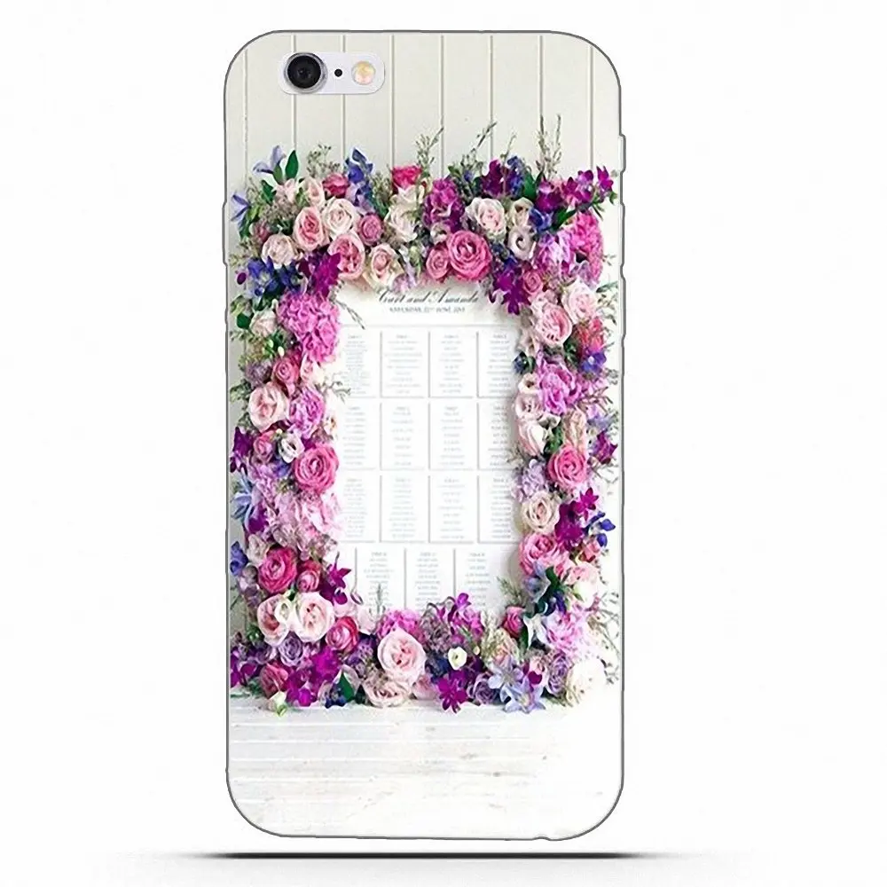 Мягкие комиксные Чехлы Tumblr Supre из ТПУ с цветочным рисунком для Apple iPhone 4 4S 5 5C 5S SE 6 6S 7