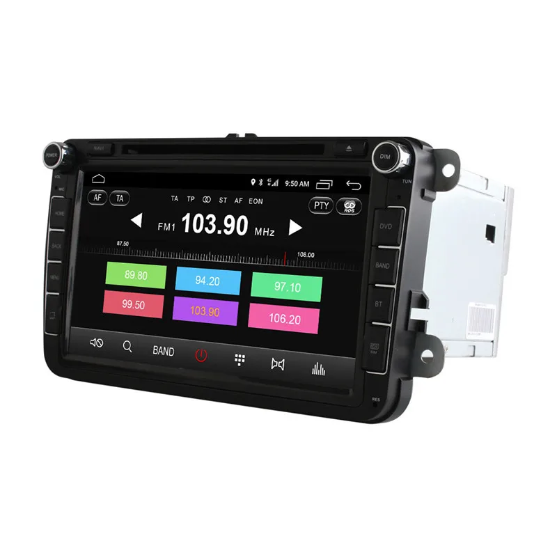 Восьмиядерный Android 6 0 2G RAM 4G LTE Wifi Автомобильный dvd-плеер для VW Polo Passat B6 CC GOLF Tiguan Jetta