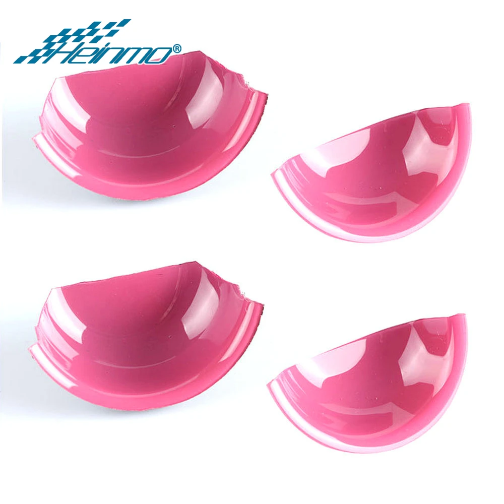 4PCS Pink Для MINI Cooper F56 F55 F54 F60 Clubman Countryman Автомобильная внутренняя дверная ручка декоративная крышка наклейка для MINI Cooper аксессуары - Название цвета: 4PCS Pink